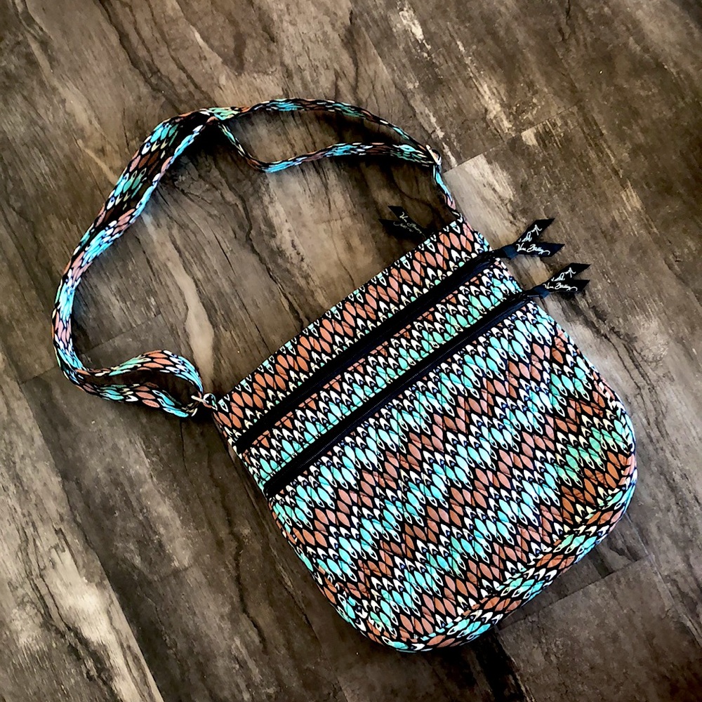 Vera Bradley Triple Zip Hipster